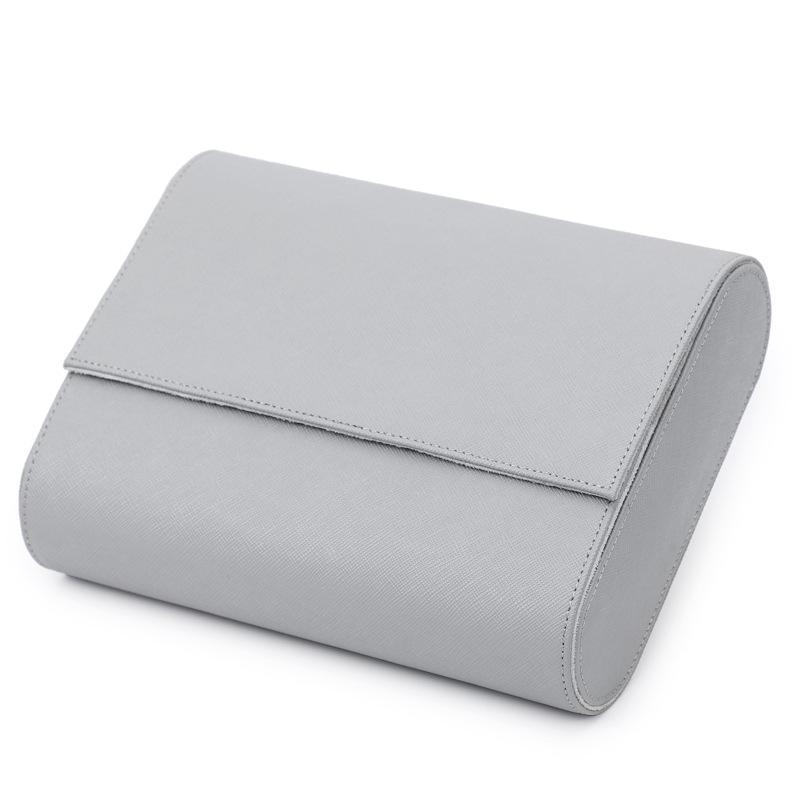 

Шестиместная механическая наручная wristwatch storage box из натуральной кожи серый