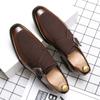Men Street Style Monks Loafers Shoes Wedding Party Shoes Formal Business Suede Dress Prom Shoes Large Size