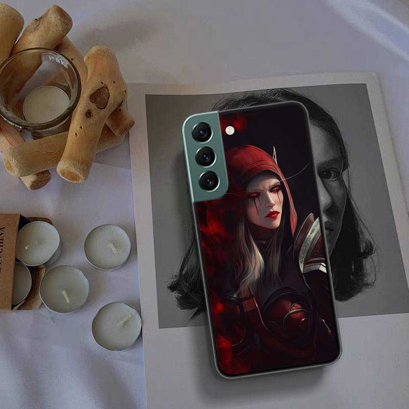 W-World Of W-Warcraft Elf Phone Case For Samsung Galaxy S22 S25 Ultra S21 S10 Plus S26 Edge S20 S23 S24 FE Cover Silicone So