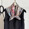 Fashion 82% Wool 18% Real Silk Scarf For Women Shawls Wraps Foulard High Quality Scarves Pashmina Female Hijab Bandana Bufanda