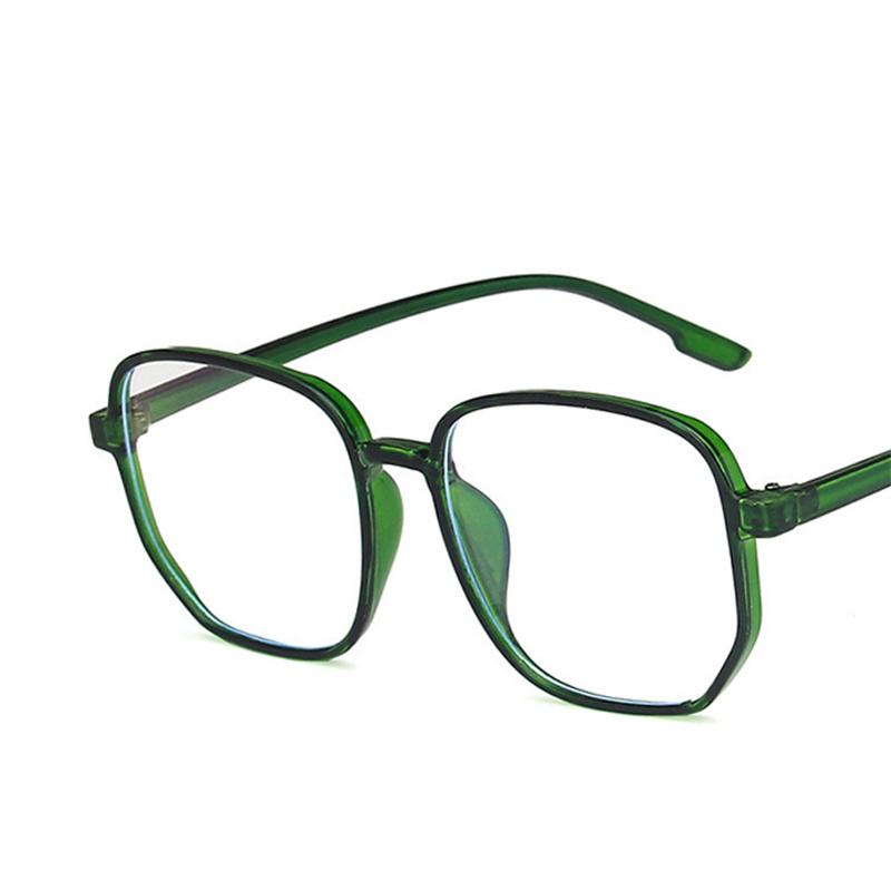 Oversized Blush Square Sunglasses Women Designer Gradient Color Glasses Irregular Polygon Frame Fashionable