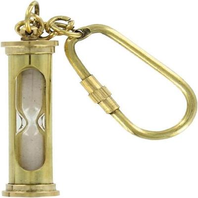 Armory Replicas Falling Sand Brass Sand Timer Keychain