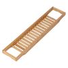 Bamboo Bathtub Tray Simple Durable Bathtub Rack Book Wine Holder for Home Bathroom