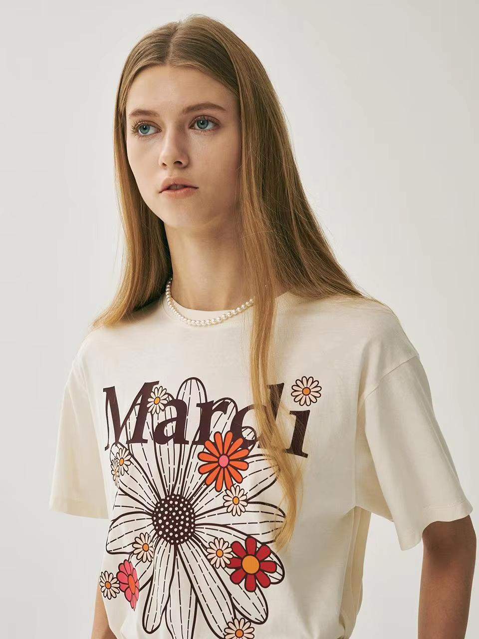 Summer Fashion Family Printed Cotton Short Sleeve T-Shirt New Trend, Comfortable Summer Clothing for Men and Women S