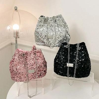 Módní flitrovaná dámská kabelka, kabelky, dámská crossbody taška přes rameno, kabelka přes rameno, řetízková kabelka přes rameno