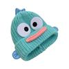 Ugly and Funny Cartoon Sausage Mouth Woolen Hat for Women in Autumn and Winter Warm and Cute Face Showing  Small Knitted Ear Protection Hat  Trendy