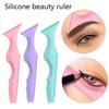 CNK  5 in 1Winged Multi-Purpose Makeup Tool  Silicone Beauty Ruler Reusable Eyeliner Stencils Tip Eyeliner Aid Eyebrow Stencil
