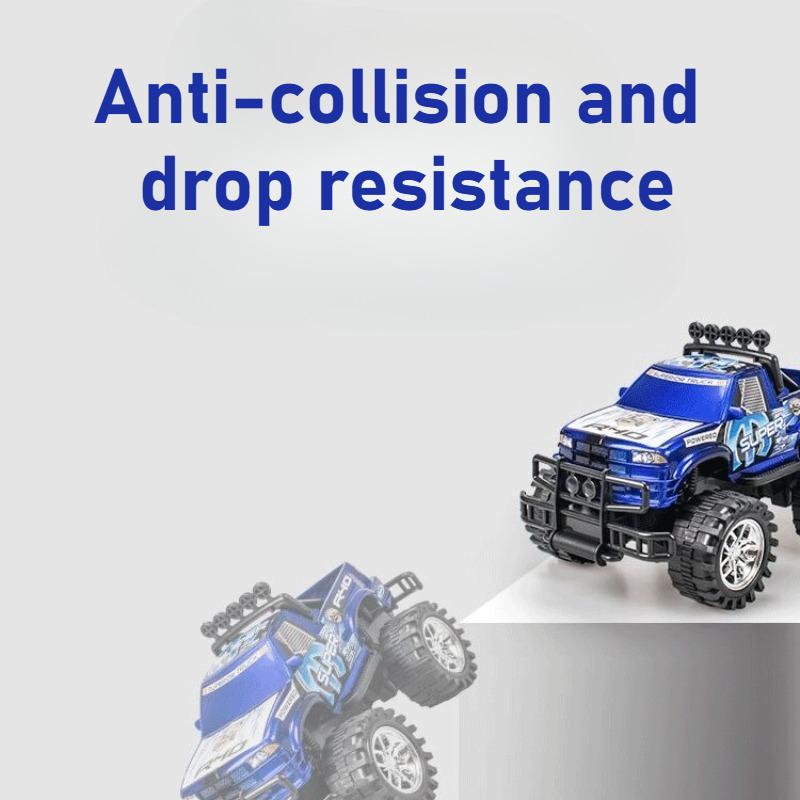 Large Off-Road Car Trucks Toys Friction Powered Push and Go Car Truck Inertia Vehicle for Kids Birthday Gift for Boys Girls
