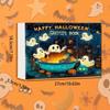 Halloween Countdown 24 Days Countdown Calendar With 2D Keychains Ghost Reading Book Decorations For Pencil Case Backpack