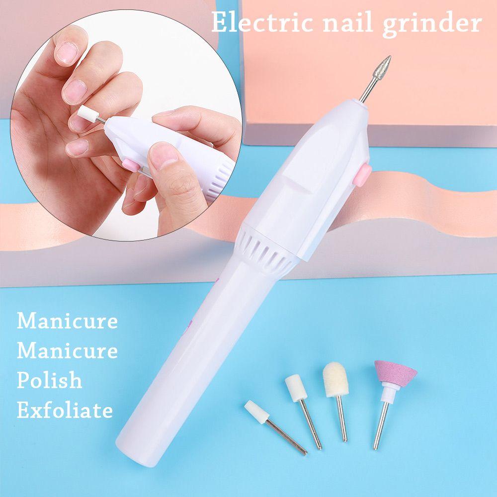 Mini Portable Polish Drill Tool Nail Files Electric Manicure File Manicure Machine Nail Brushes