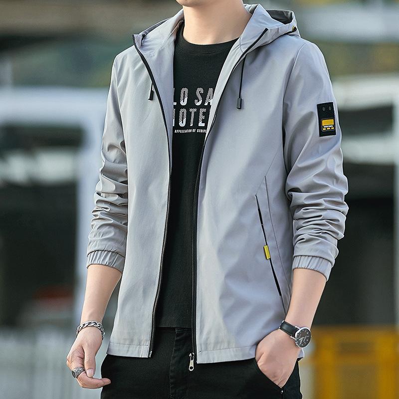 Men's Jacket Autumn and Winter Thickened Velvet Brand Trendy Handsome Casual Tops Young Men's Clothing