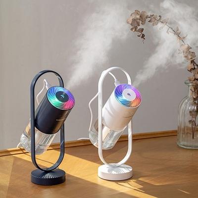 Humidificador de aire ultrasónico con luces LED, difusor de aire aromático USB de 200ml, máquina de niebla para aromaterapia, aceites esenciales secos para invierno
