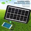 3W Multifunctional Solar Panel 6V Photovoltaic Panel Outdoor Mobile Phone Charger Emergency Power Supply For Iphone16 Huawei