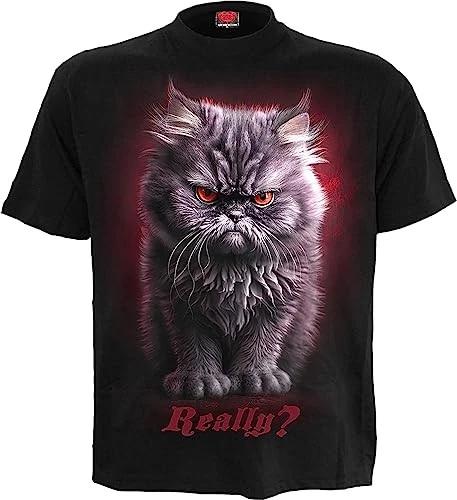 Spiral - ANGER MANAGEMENT (Unisex Black Short Sleeve T-Shirts) Medium 3XL