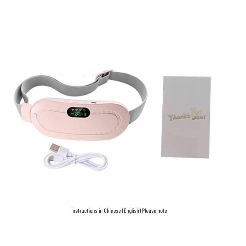 Customizable Electric Heating Waist Belt for Menstrual Pain Relief with Vibration and Hot Compress