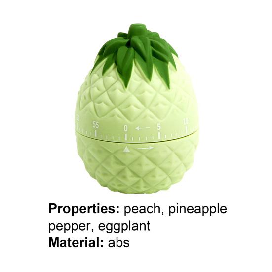 Timer Vegetable Fruit Shaped Mechanical ABS Creative Cooking Time Reminder for Home
