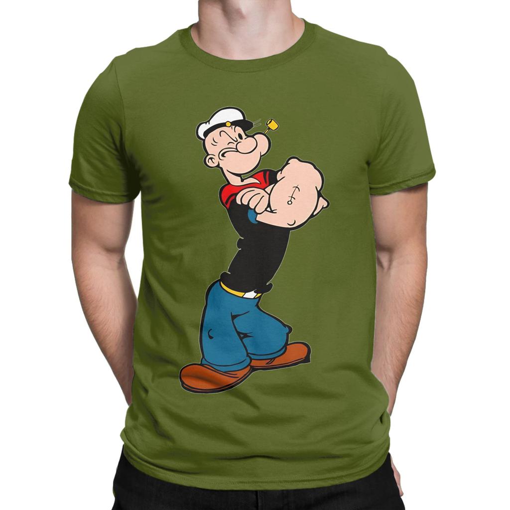 pPopeye Forever Funny 100 Cotton TShirt pPopeye Tops Tees For Unisex