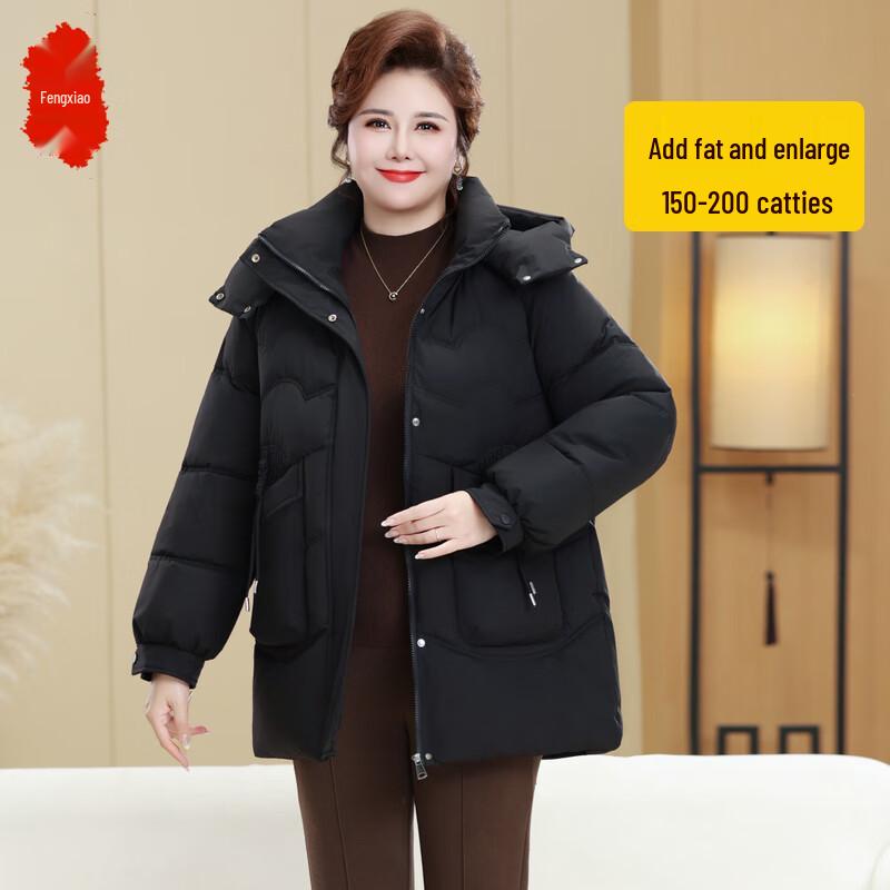 

Women s Plus Size Hooded Winter Cotton Jacket 8XL