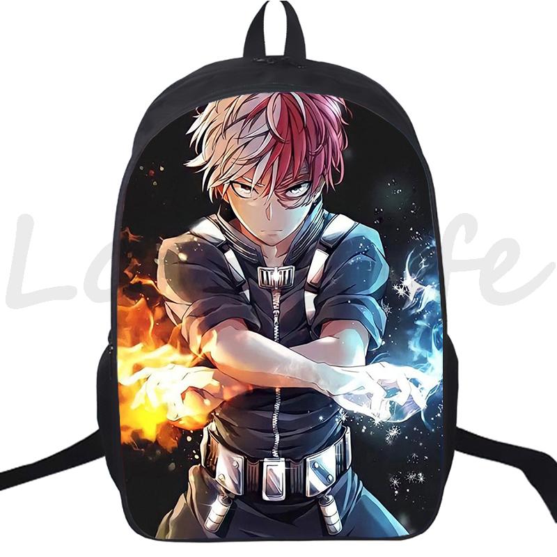 Anime Backpack My Hero Academia School Bags for Boys Girls Boku No Hero Academia Bagpack Teens Travel Bag Rucksack Kids Mochila
