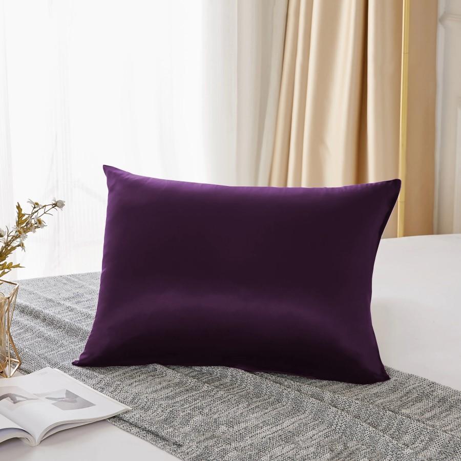 25 Momme  Natural Mulberry Silk Pillowcase,Both Sided Pure Silk Pillow Cover Gifts for Women,Pure Silk Pillowcsae For Hair