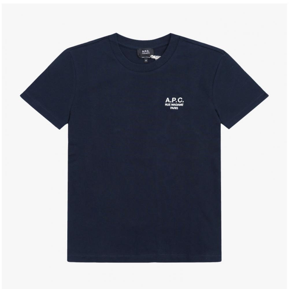 A.p.c. T shirT sTandard Tiq Dark Navy Ecru Cohbu M26388