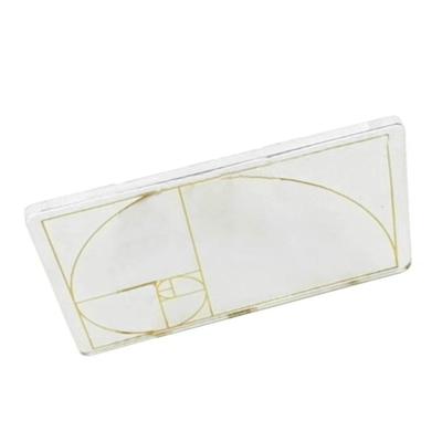 Golden Section Finder Golder Ratio Correction Tools Thicken Acrylic Ruler Drafting Tools for Designer Architect Drafting