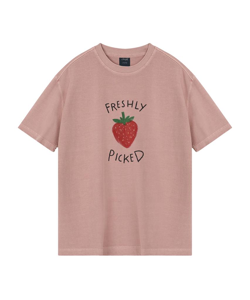 WILDROCK Freshly Picked Pigment Oversized Short Sleeve T-Shirt (Cropped) (Type B)