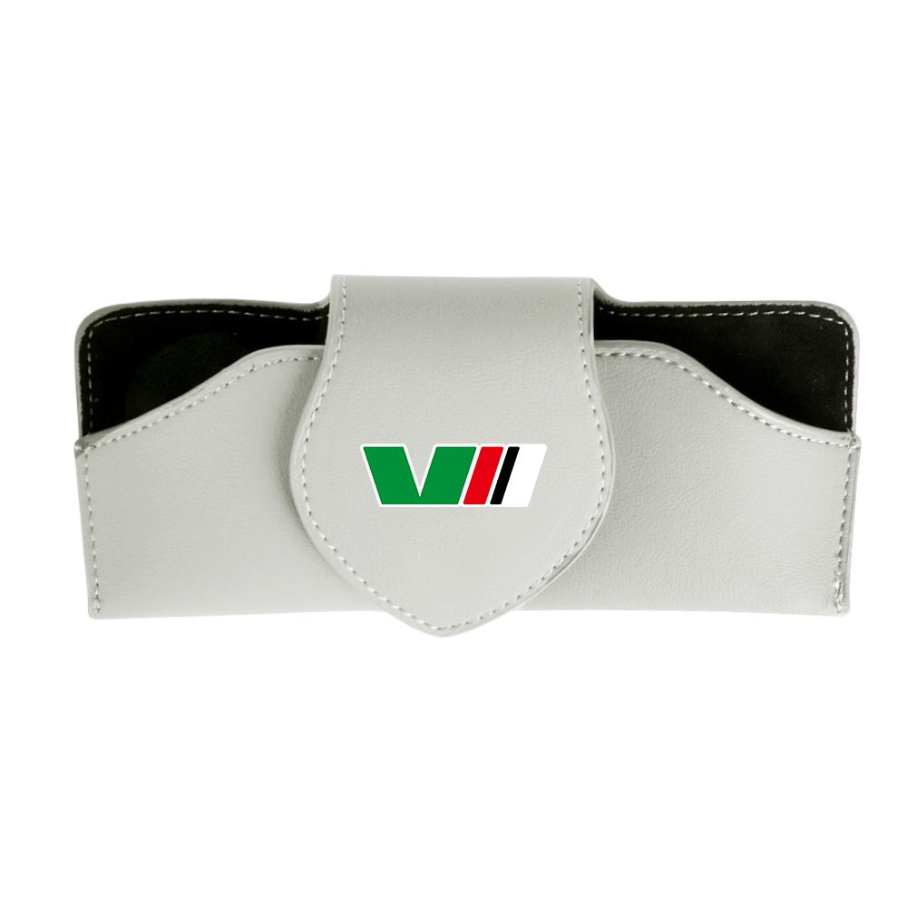 Car Leather Glasses Case Sun Visor Sunglasses Clip Organizer Box For Skoda Octavia VRS VII Rapid Kodiaq Fabia Karoq Superb Scala