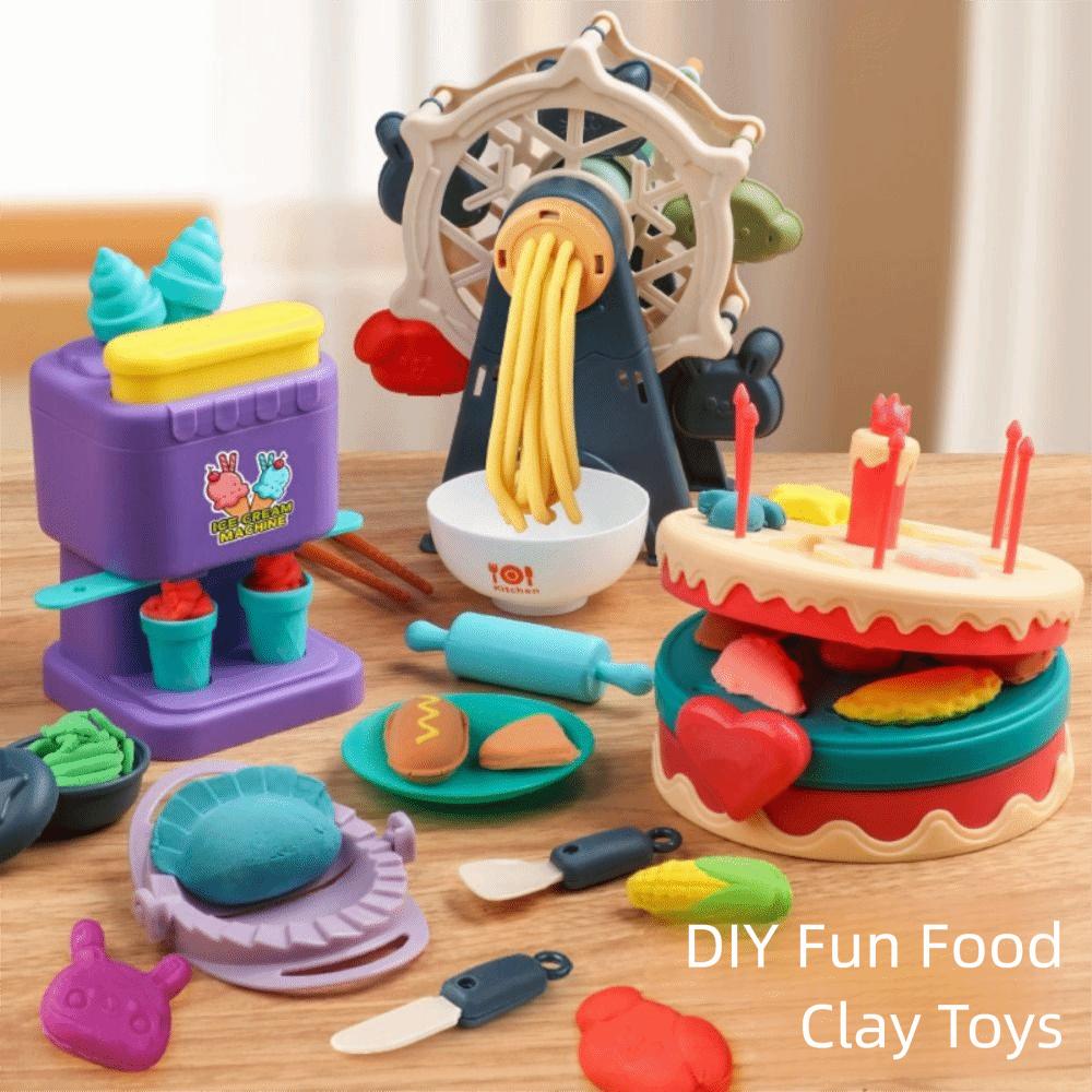 Table Snack Kids Pretend Cooking Toy with Storage Case Afternoon Tea Toy Set  Pretend Play