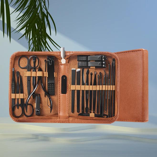 

26-Piece Nail Clipper and Manicure Set: Nail Clippers, Dead Skin Scissors, Manicure and Pedicure Tools