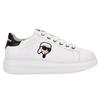 Karl Lagerfeld Albe Sneakers Femei Piele Kapri Nft Lo Dantelă 37