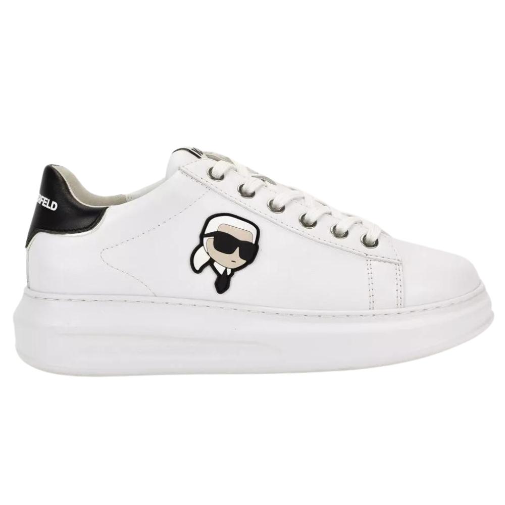 Karl Lagerfeld Albe Sneakers Femei Piele Kapri Nft Lo Dantelă 37