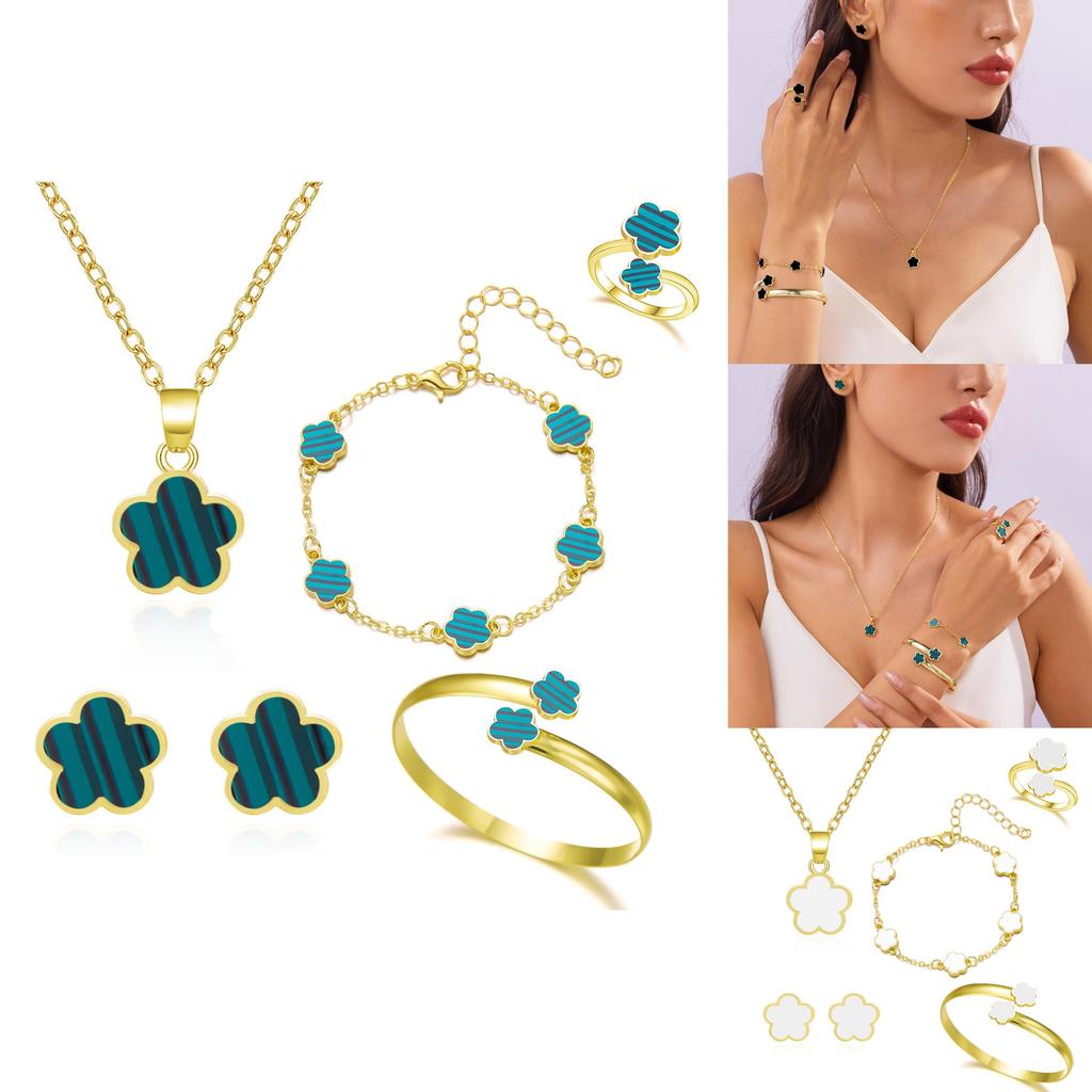 Minimalist Leaf Jewelry Collection For Women With Alloy And Plate Material Suitable For Daily Fashion