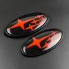 Acrylic Car Front Hood Logo Emblem Rear Trunk Badge Sticker for Subaru Impreza BRZ WRX STI Legacy Outback Ascent XV Accessories rgw1