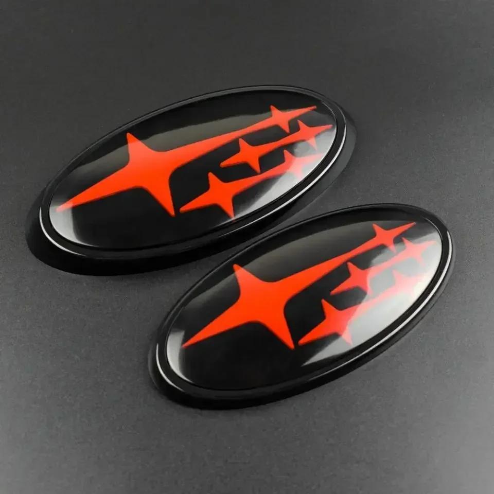Acrylic Car Front Hood Logo Emblem Rear Trunk Badge Sticker for Subaru Impreza BRZ WRX STI Legacy Outback Ascent XV Accessories rgw1