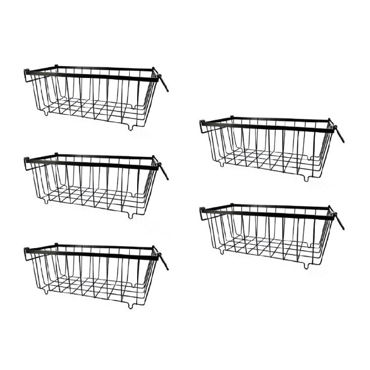 5 SZT Organizer do zamrażarki Pojemniki do układania Metalowa faktura Odpowiednie do zamrażarki Zapobiega marnowaniu żywności Oszczędzające miejsce projekty