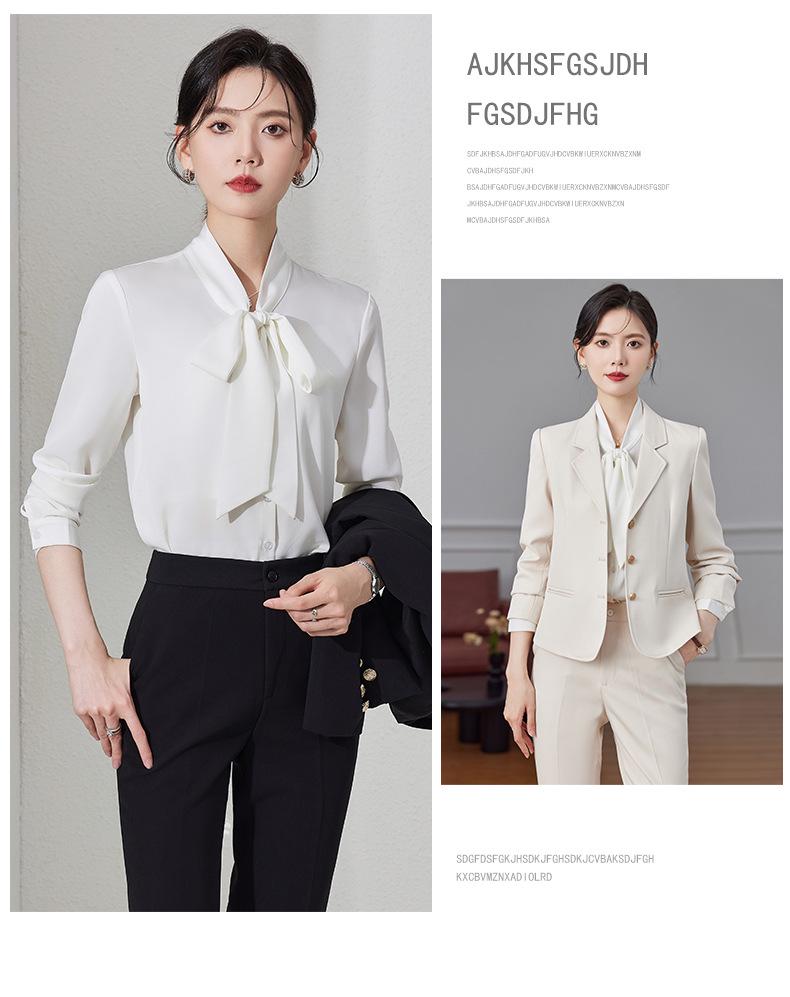 Women's Autumn 2024 Professional Suit Set – Short Blazer Jacket for Formal Work