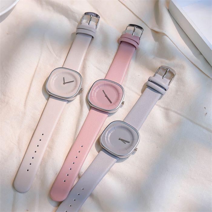 Minimalist Design Watch Female Student Niche Square High Value Creative Fashion Couple Watch