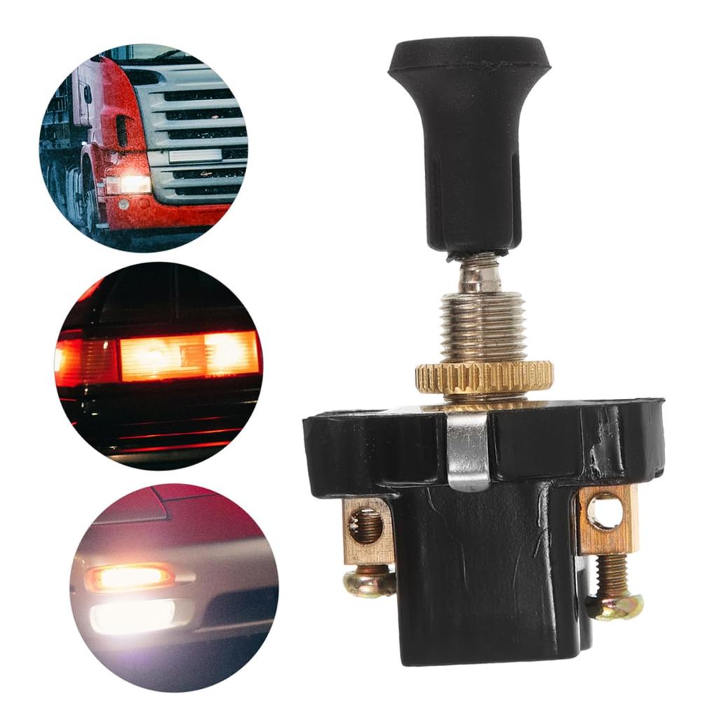 Luxshiny 2-Piece Universal Switch with Durable Push-Pull Design