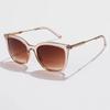 Nuovi Occhiali da Sole Metallici Vuoti Donna Lenti Grandi Occhiali da Sole Uomo Tendenza Occhiali Retro Vintage Protezione Solare UV400 Occhiali
