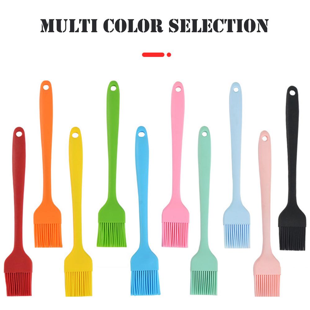 1PC Silicone Barbeque Brush Cooking BBQ Heat Resistant Oil Brushes Kitchen Supplies Bar Cake Baking Tools Utensil Supplies