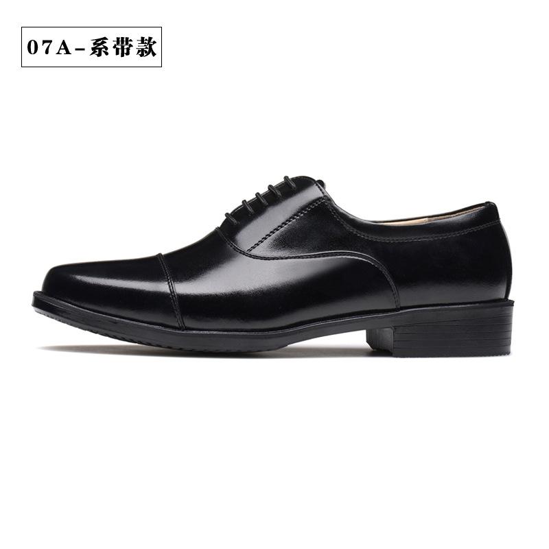 

Ботинки из воловьей кожи с тремя суставами Ботинки из кожи AB с тремя носами Формальные мужские кожаные ботинки Формальные мужские военные ботинки 38