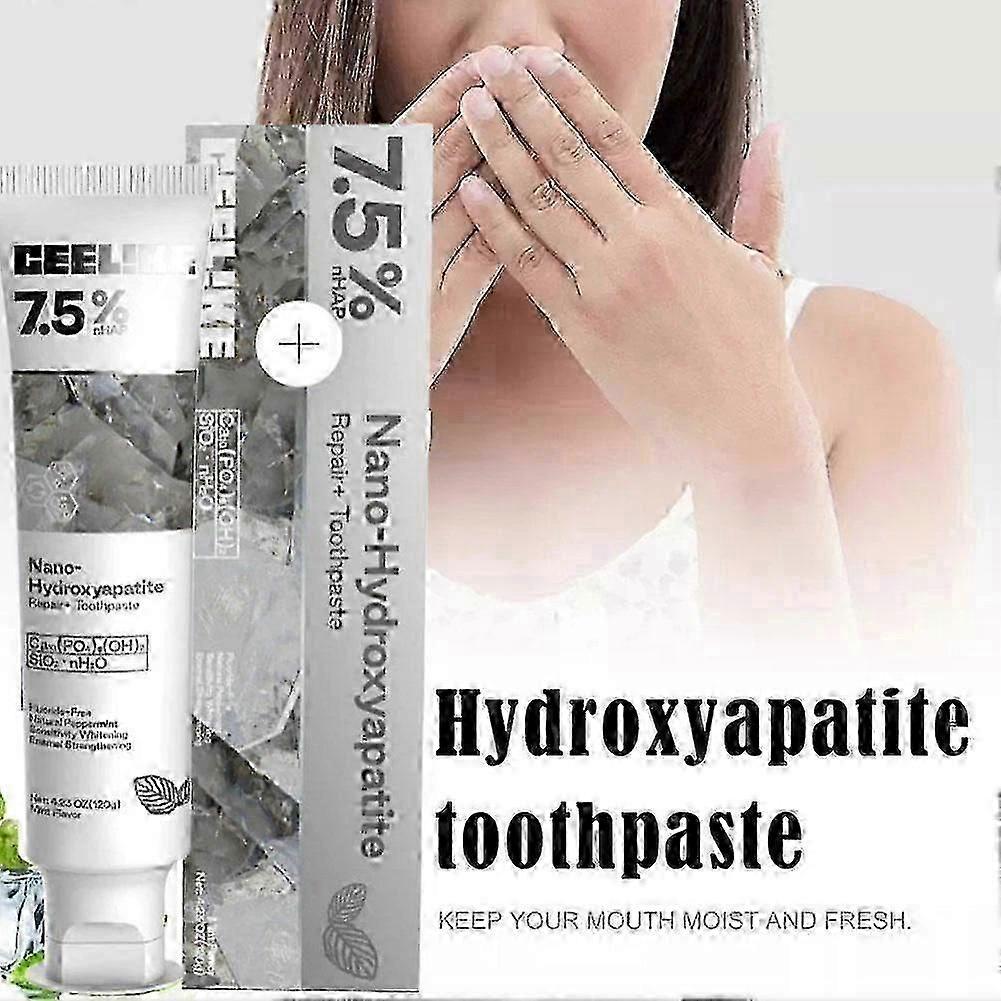 3x CEELIKE Hydroxyapatitová zubní pasta Posílení skloviny & Citlivost. Bělení