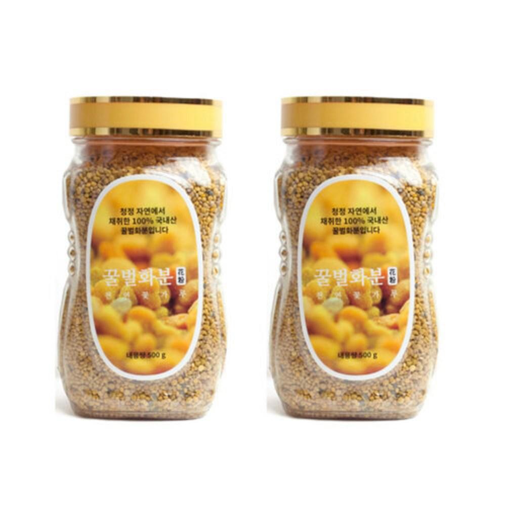 Bee pollen, flower pollen, bee pollen 500g, 2 containers