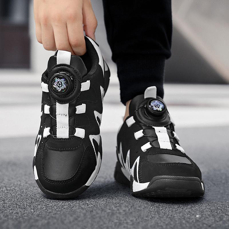 28-40 Children's Plus Size Simple and Stylish Rotating Buckle Outdoor Sports Shoes Casual Shoes Running Shoes
