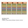 Scope Ranging Stickers for Ballistic Calculation 37 Color-Coded Labels for 100-1000 Yards No-Math Drop Markers for Precision Shoot