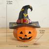 Halloween Statue Halloween Centerpiece Decoration Spooky Halloween Pumpkin Witch Hat Decor Indoor Outdoor for Festive Home