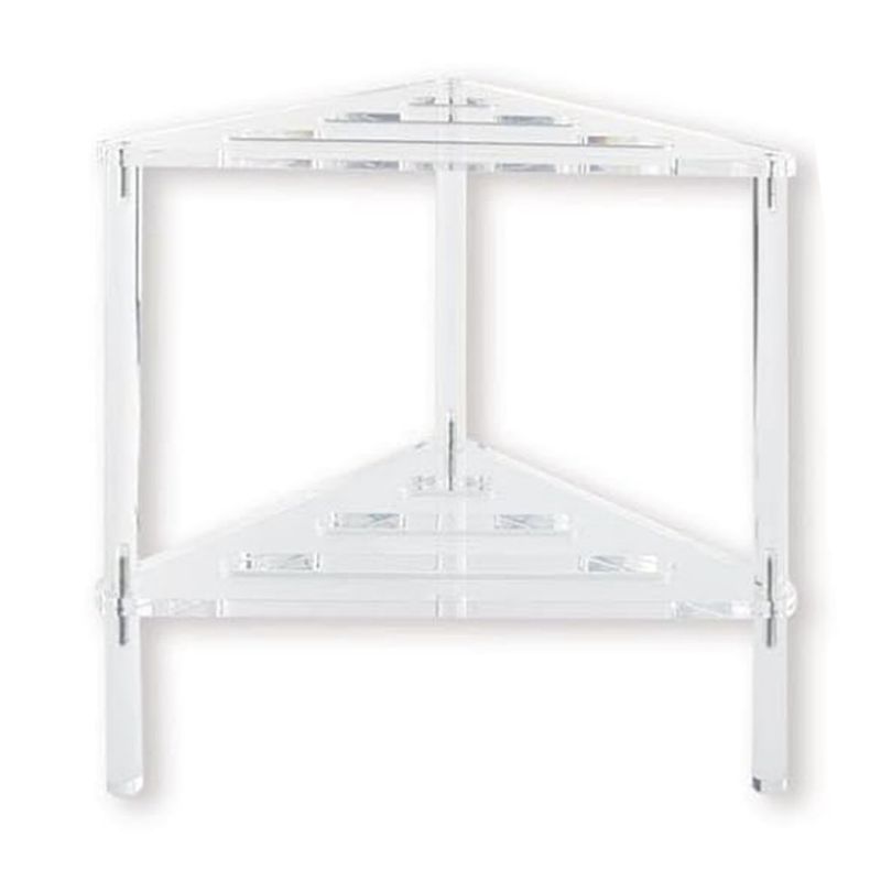 

A60zacrylic Shower Bench, 12In D X 12In W X 12In H, Heavy Duty 50Lbs Capacity, Waterproof Non-Slip With Storage Shelfmay прозрачный