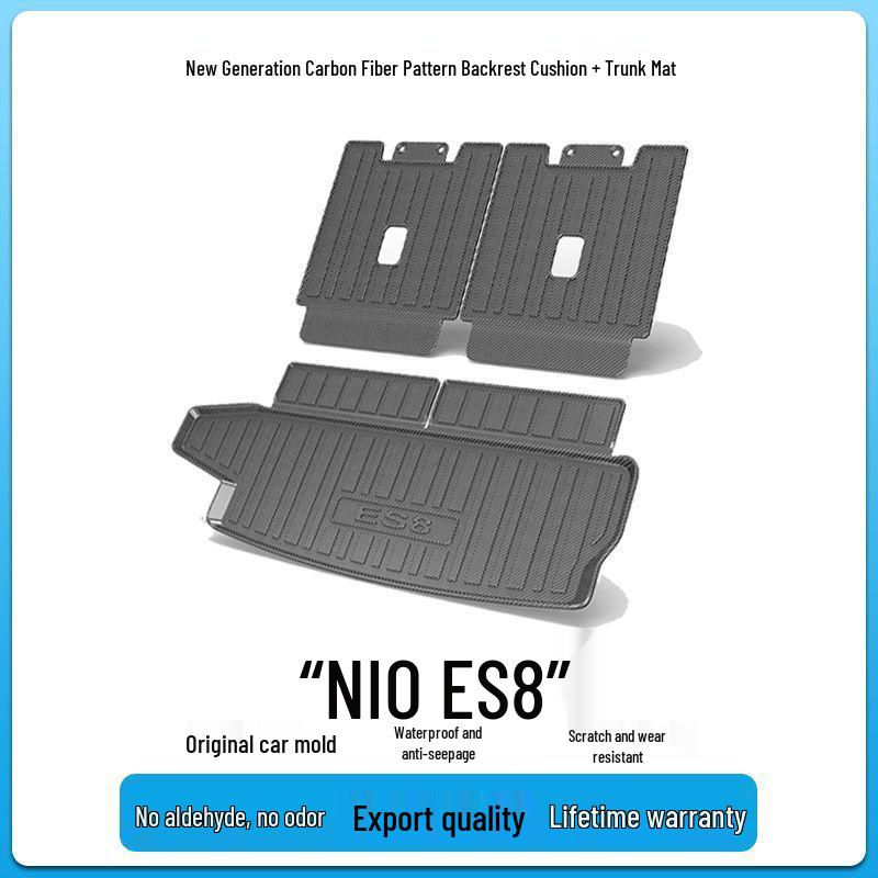 Nio ES8 Trunk Mat - TPV Carbon Fiber Texture Interior Decor