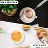 Hand Mixer Milk Frother for Coffee Matcha Handheld Foam Maker Electric Whisk Drink Mixer Rechargeable Egg Beater With Stand